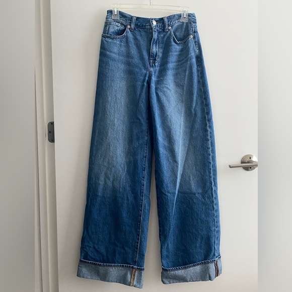 Madewell Superwide-Leg Jeans in Fannin Wash - Picture 3 of 6